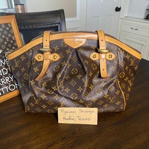 Louis Vuitton Brown and Tan Monogram Shoulder Bag